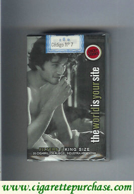 Lucky Strike TheWorldIsYourSite soft box cigarettes